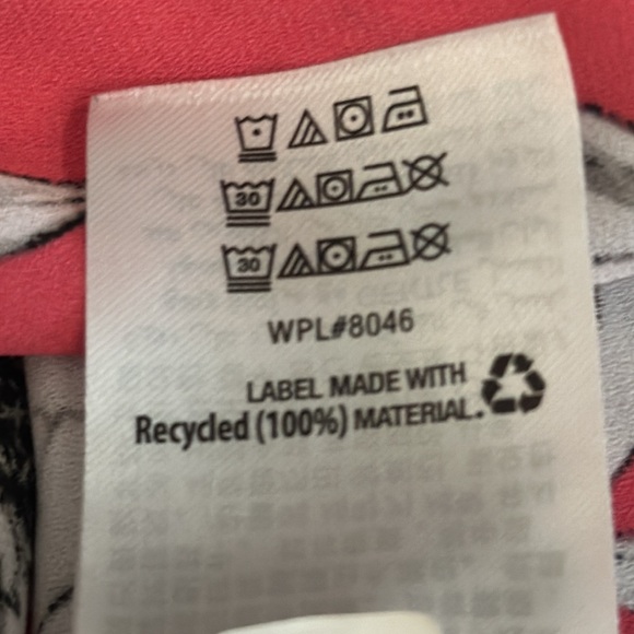 Alfani Blouse, XS, White/Pink/Black - Picture 12 of 12